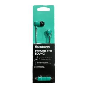 New Skullcandy Jib Wired Earbuds with Microphone Miami Blue